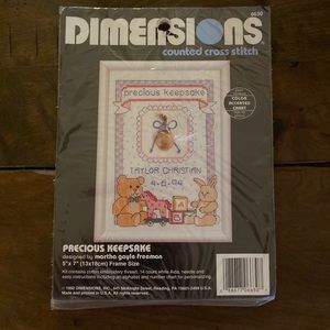 Counted Cross Stitch Kit “Precious Keepsake” NWT